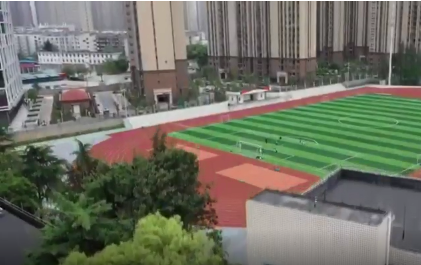 湖北邮电学校操场