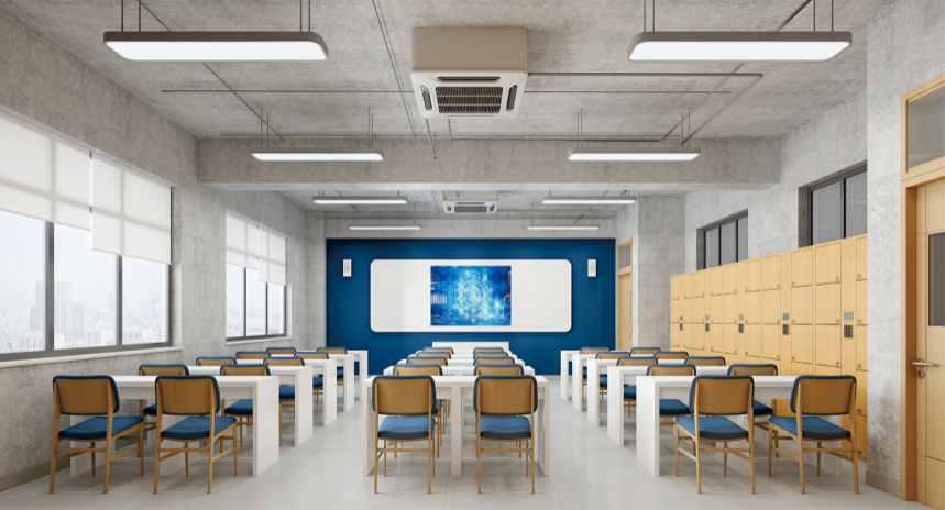 武汉中原通航技工学校多媒体室