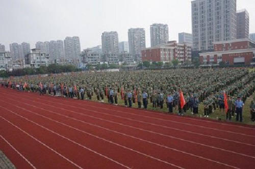 随州理工学校军训